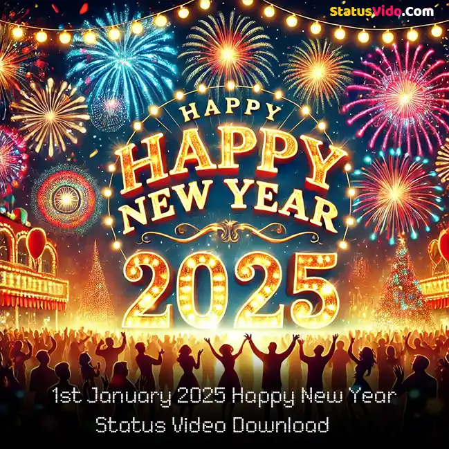 1st January 2025 Happy New Year Status Video Download