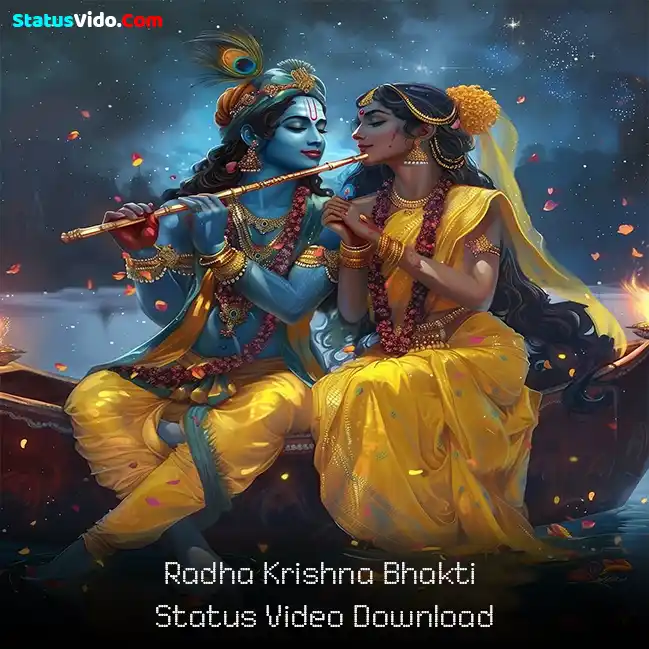 Radha Krishna Bhakti Status Video Download