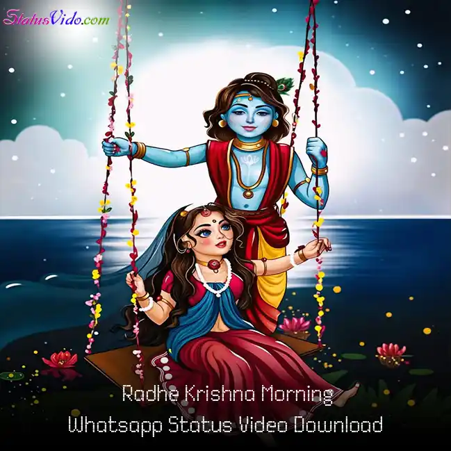 Radhe Krishna Morning Whatsapp Status Video Download