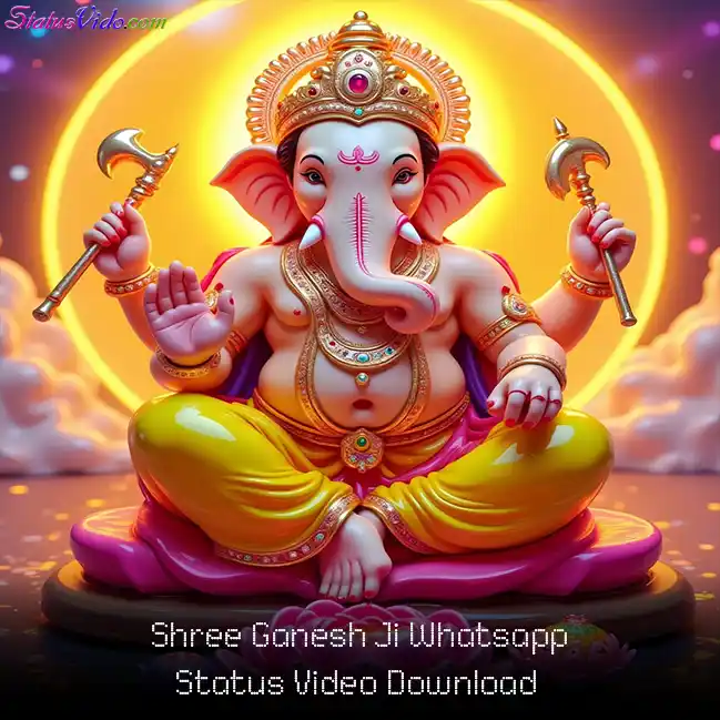 Shree Ganesh Ji Whatsapp Status Video Download