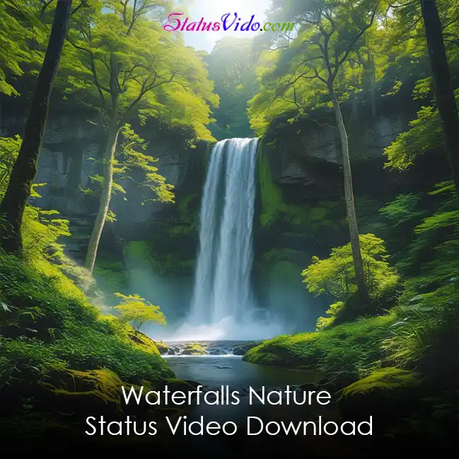 Waterfalls Nature Status Video Download